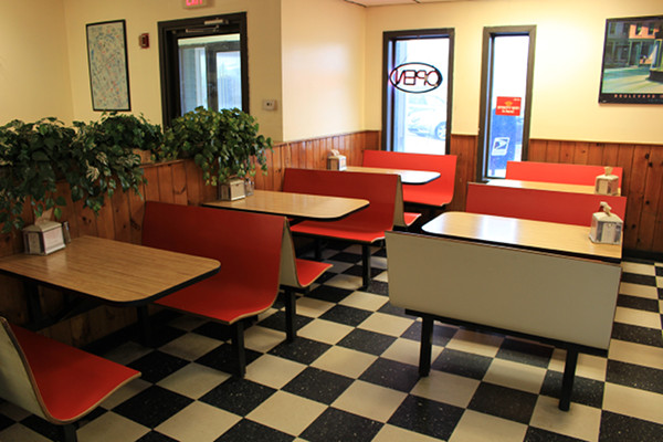 Sala della Pizzeria Fussy